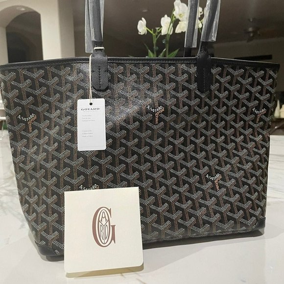 Goyard Bags Goyard Black Artois Pm Bag Has Zipper Poshmark